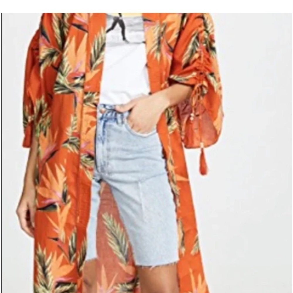Free People - Read My Palm Kimono in Terracotta - size XS